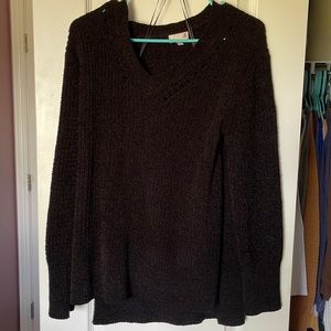 Black Knitted Sweater